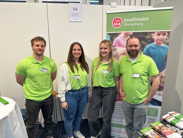 Das Wartenberger Team am Samstag auf der Jobmesse Erding.