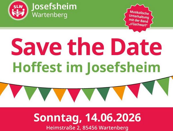 Save the Date: Hoffest im Josefsheim