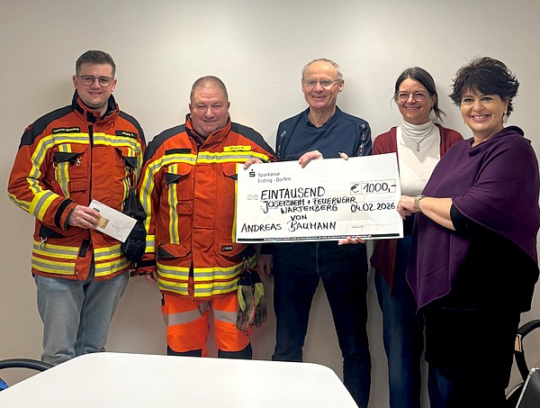 Großzügige Geste zum 60. Geburtstag: Andreas Baumann spendet 1.000 Euro